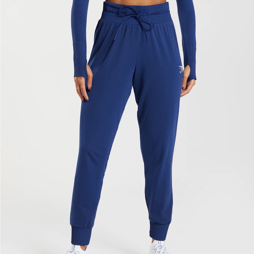 Gymshark vital seamless 2.0 joggers - stellar blue marl